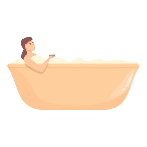 Hot bath icon cartoon vector. Water bath 20357267 Vector Art at Vecteezy