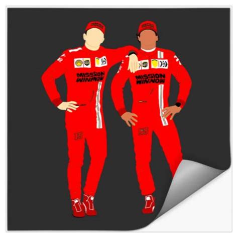 Sainz And Leclerc Stickers Formula Charles Leclerc Pole