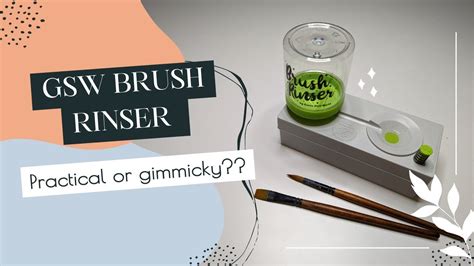 Green Stuff World Brush Rinser Is It Good For Artists Youtube