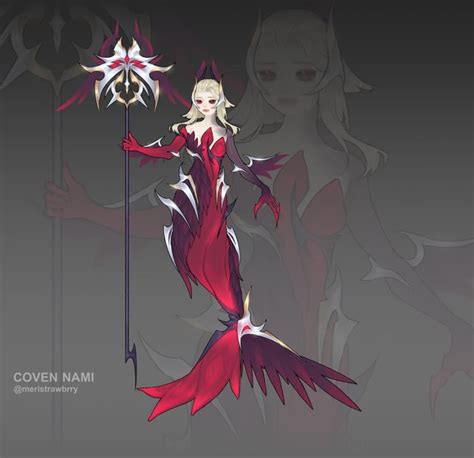 Coven Nami fan skin concept : r/NamiMains