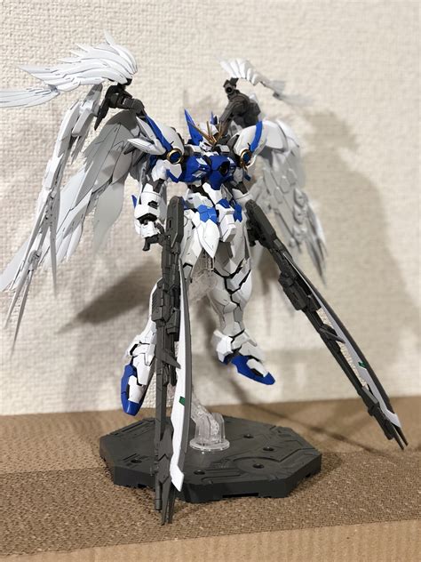 Work Review Hi Resolution Model Hirm 1 100 Wing Gundam Zero Ew Painted