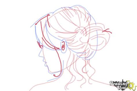 How To Draw A Girl With A Bun