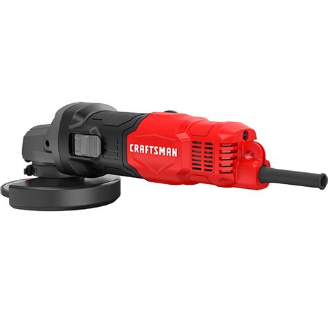 Craftsman 4 1 2 In Small Corded Angle Grinder 6 Amp 12000 Rpm 3 Position Handle Cmeg100 Rona