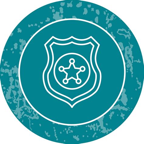 Police Shield Vector Icon 19074713 Vector Art At Vecteezy