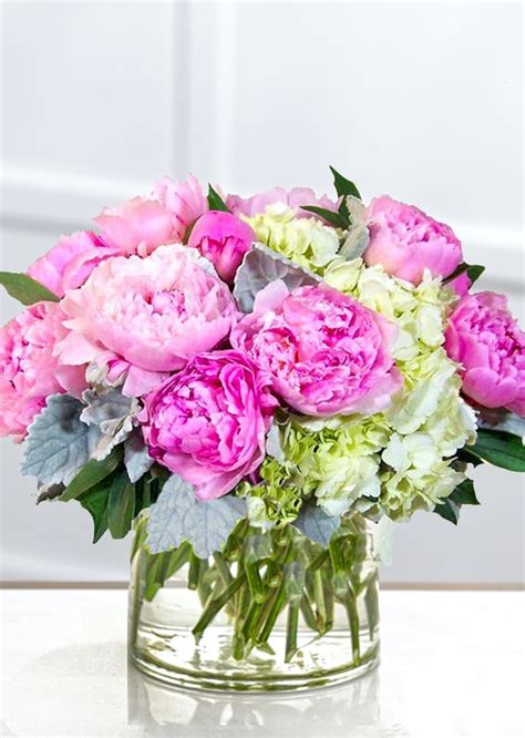 Hydrangea And Peony Bouquet