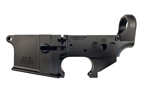 Anderson Am Stripped Lower Receiver Multi Cal Metal God Will Judge