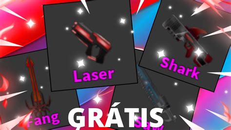 Como Conseguir Facas E Armas Godly GrÁtis No Murder Mystery 2🎉 Youtube