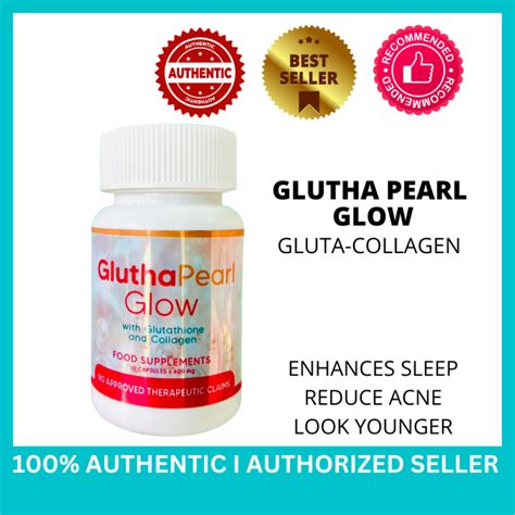 Original JAPAN Glutha Pearl Glow Glutathione And Collagen Whitening