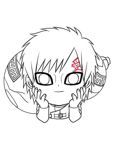 Gaara Coloring Pages