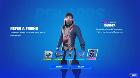 Fortnite Vous Offre Un Skin Gratuit Xander Youtube