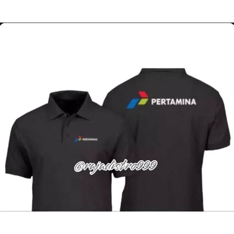 Jual Kaos Polotshirt Pertamina Bumn Baju Kerja Kualitas Bordir Premium