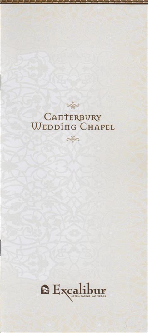 Canterbury Wedding Chapel, Excalibur Hotel & Casino, 3850 Las Vegas ...