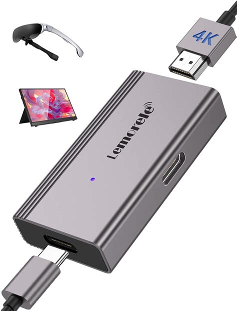 Lemorele Hdmi To Usb C Adapter 4k60hz Hdmi To Type C Adapter