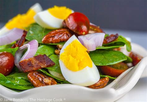 New Classic Spinach Salad Gluten Free The Heritage Cook