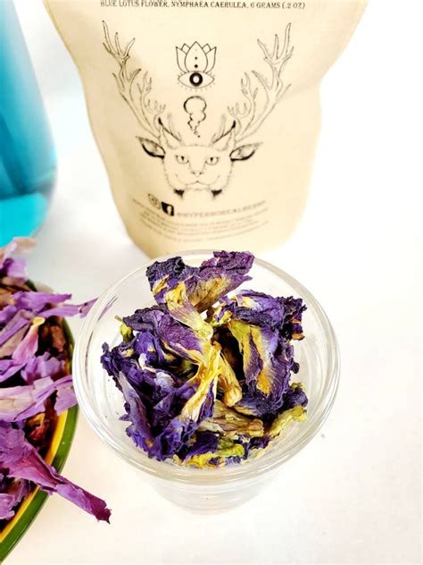 Blue Butterfly Tea Blue Lotus Flower Organic Loose Leaf Etsy