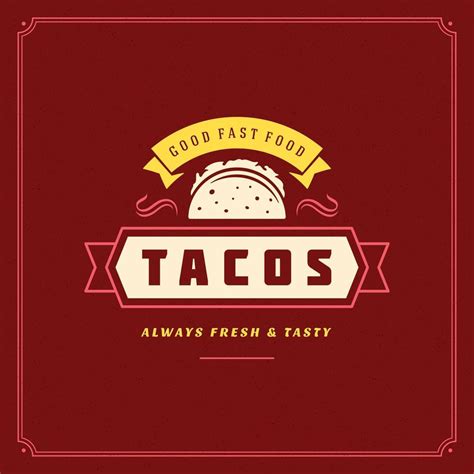 tacos logo ilustración 44579297 Vector en Vecteezy