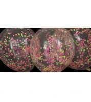 Konfettiballons Luftballons Dekoration Pink Dots Partystore