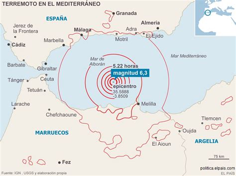 Un terremoto de magnitud 6 3 en el Mar de Alborán sacude Andalucía y