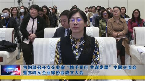 市妇联召开女企业家“携手同行共谋发展”主题交流会暨赤峰女企业家协会成立大会 腾讯视频