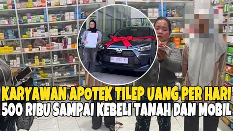 Viral Karyawan Apotek Diduga Tilep Uang Ribu Setiap Hari Sampai