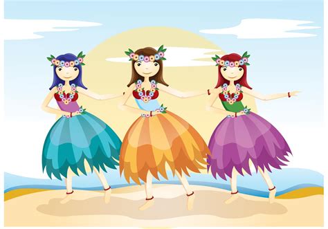 Hula-hula Girl Vectors 81945 Vector Art at Vecteezy