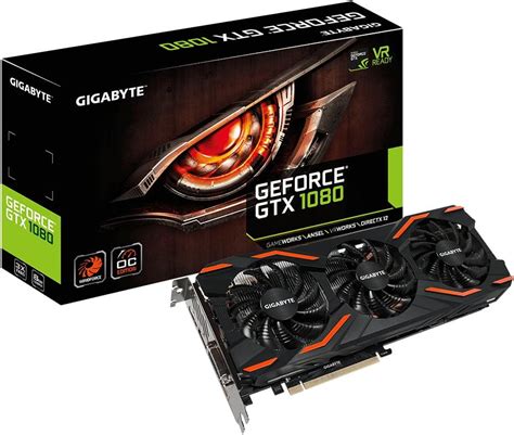 Gigabyte GV N1080WF3OC 8GD Tarjeta gráfica NVIDIA GeForce GTX 1080