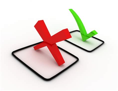 premium photo check concept