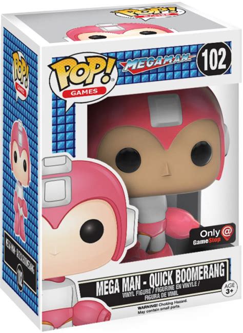 Figurine Pop Mega Man 102 Pas Cher Mega Man Quick Boomerang