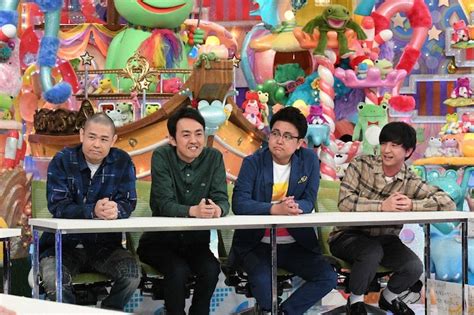 （左から）品川庄司・品川、アンガールズ田中、銀シャリ橋本、パンサー向井。cテレビ朝日 出川、中岡、ずん飯尾、ハナコ菊田らバラエティ