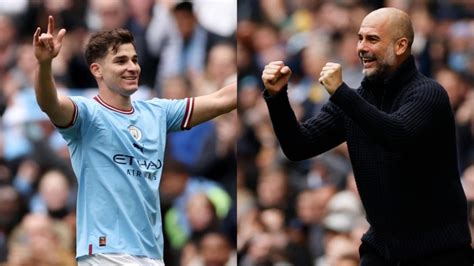 Guardiola se deshizo en elogios para Julián Álvarez después de su