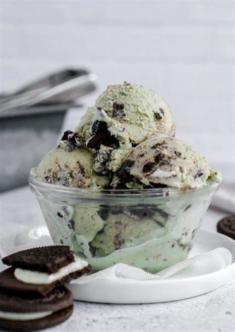 Mint Oreo Ice Cream - fitandfull.ca