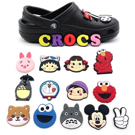 ใหม่ ตัวการ์ตูน Sesame Street Totoro Mickey Mouse Doraemon Series Crocs