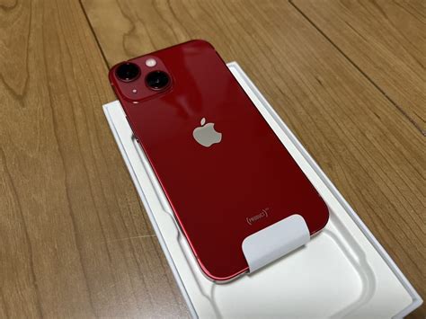 Yahoo オークション 【未使用品】apple Iphone13mini レッド 256gb S