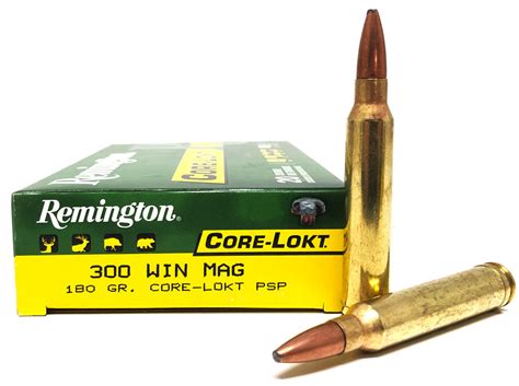 Remington 300 Win Mag 180 Grain Core Lokt Pointed Soft Point