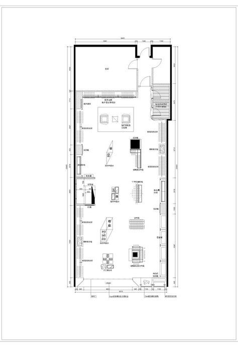 Planta Baixa Da Loja De Roupas Pikbest Autocad Floor Plans Template