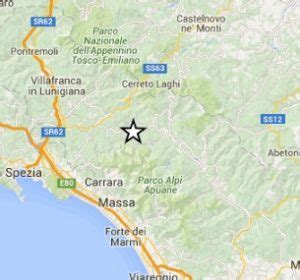 Terremoto Oggi In Toscana A Lucca Massa Carrara Magnitudo A