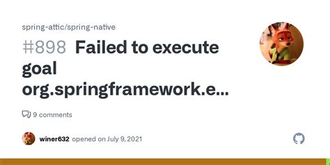 Failed To Execute Goal Org Springframework Experimental Spring Aot