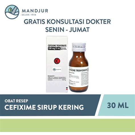 Jual Cefixime Sirup Kering Ml Shopee Indonesia