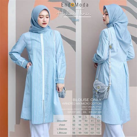 Baju Tunik Endomoda Halwa Tunic Terbaru Lazada Indonesia