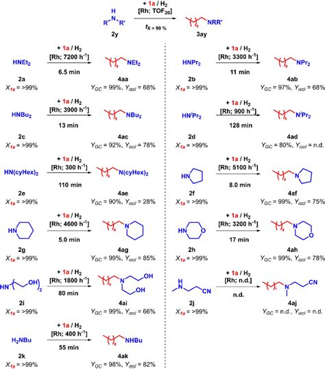 Different amines in reductive amination with undecanal. Conditions: m... | Download Scientific ...