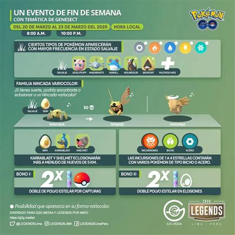 Pokémon Go Evento De Genesect Trae A Nincada Ninjask Y Shedinja Shiny Por Tiempo Limitado