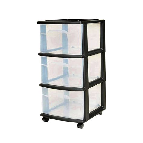 Homz Plastic Drawer Medium Storage Container Tower And Reviews Wayfair