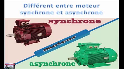 Explication Machine Asynchrone Moteur Synchrone Et Asynchrone Quelles