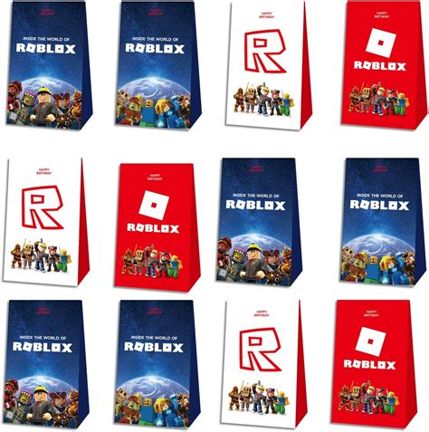 Roblox Party T Bags T And Sweet Paper Bags Cute Roblox Themed