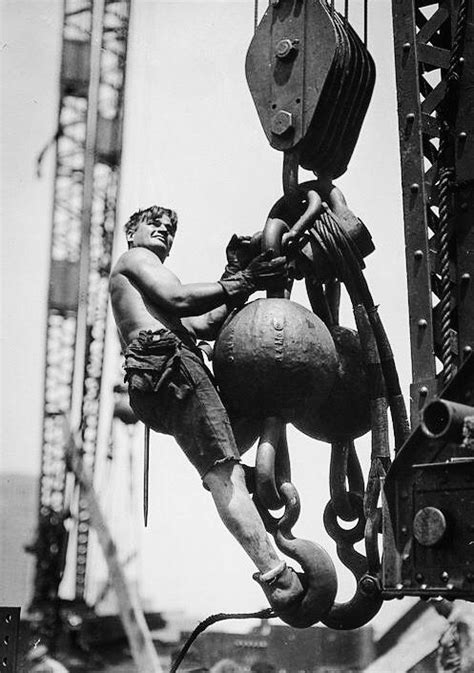 A Construction Worker On The Empire State Building 1931 Photo By