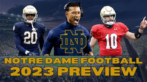 Notre Dame Football 2023 Prediction And Preview Sam Hartman Leading The