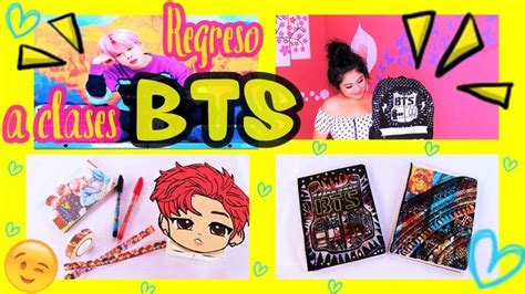 Diy K Pop Decora Tus Utiles Escolares Bts Mochila Cuadernos