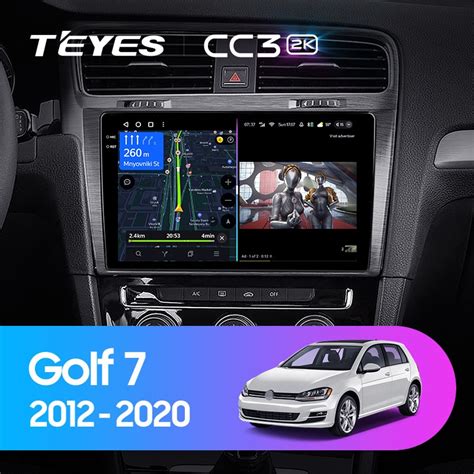 Штатная магнитола Teyes CC3 2k 6 128 Gb Volkswagen Golf 7 MK7 2014 2018