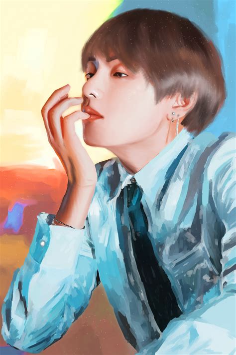 Bts Taehyung V By Hushhart On Deviantart