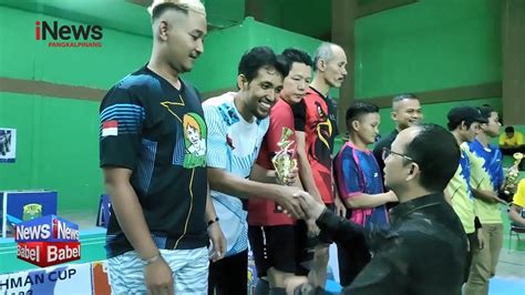 Turnamen Bulutangkis Bupati Bateng Cup Sukses Digelar Youtube